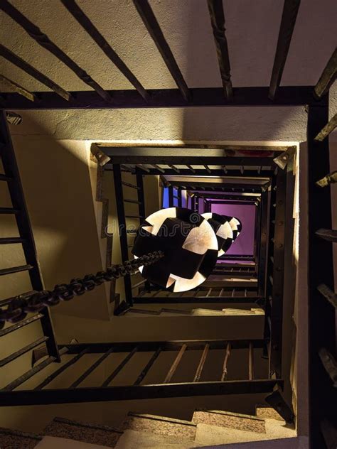 Interior Staircase Of The Church Torreciudad Editorial Image Image Of