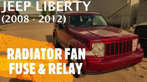 Jeep Liberty Radiator Cooling Fan Fuse And Relay Location 2008 2012 Youtube