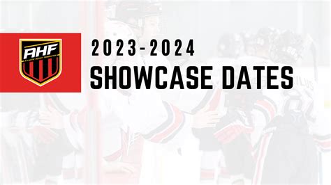 2023 24 Season Showcase Dates Atlantic Hockey Federation