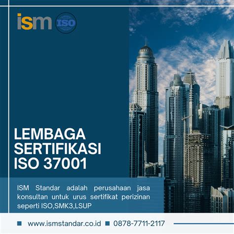 Lembaga Sertifikasi Iso 37001 Ism Standar