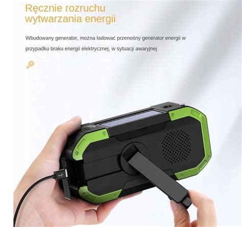 RADIO NA DYNAMO SOLARNE POWERBANK 5000 MAH LATARKA 12949906005