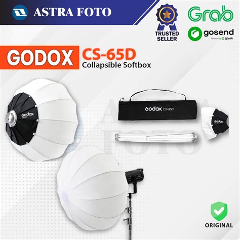 Jual Godox CS 65D Softbox Lantern Bowens Mount Collapsible Shopee