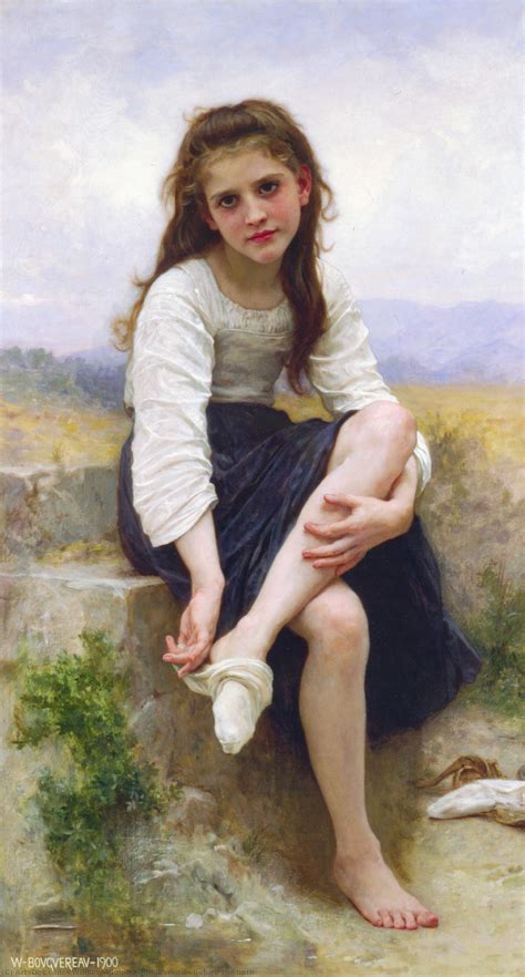 Antes Do Banho 1900 Por William Adolphe Bouguereau 1825 1905 France