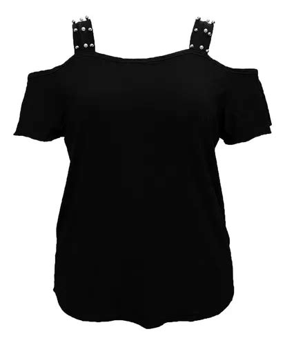 Blusinha Feminina Al A C Pedrinhas Manga Ciganinha Plus Size