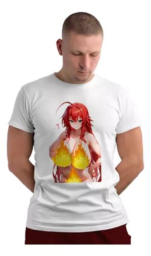 Playera Hb Hentai Ahegao Rias Gremory P Meses sin interés