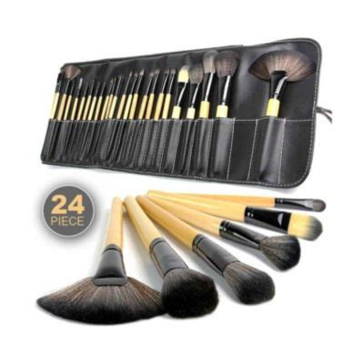 Brochas Maquillaje 24 Piezas Set Profesional Pelo De Cabra VATYERTY