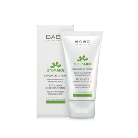 Babe Stop Akn Exfoliating Cream 50 Ml Exfoliating Cream Oily Skin Vita4you