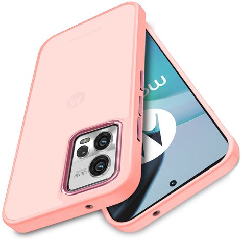 Etui Do Motorola Moto G72 Matowe Silicone Case Satynowe Plecki Szkło