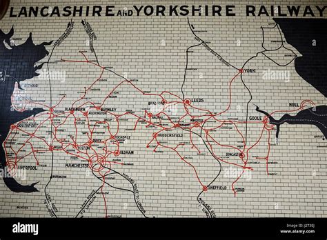 Lancashire and yorkshire railway map hi-res stock photography and ...