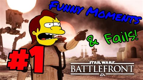 Star Wars Battlefront Funny Moments Fails Youtube