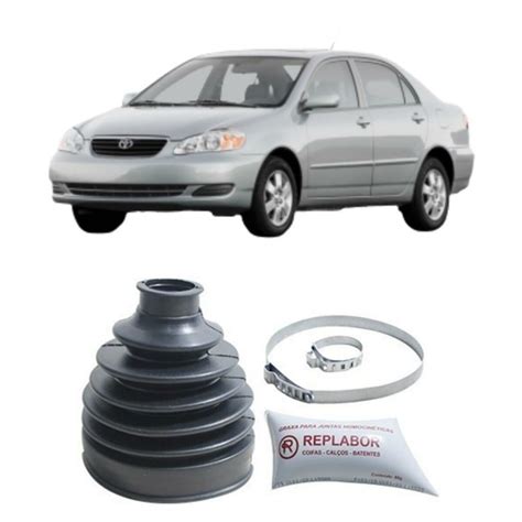 1 Kit Coifa Homocinetica Lado Roda Toyota Corolla 2002