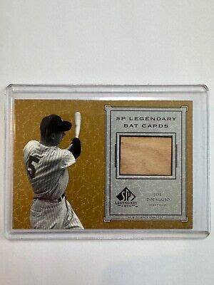 2001 UD SP Legendary Cuts BJD Joe DiMaggio BAT RELIC HOF NRMT YANKEES