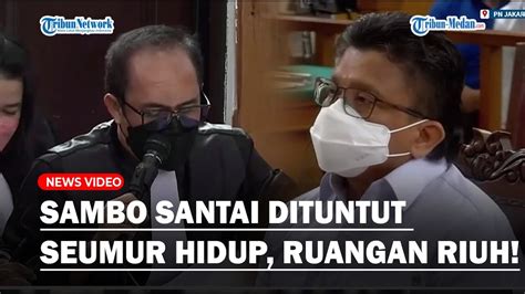 Ruang Sidang Ribut Saat Ferdy Sambo Tak Dituntut Mati Hanya Penjara