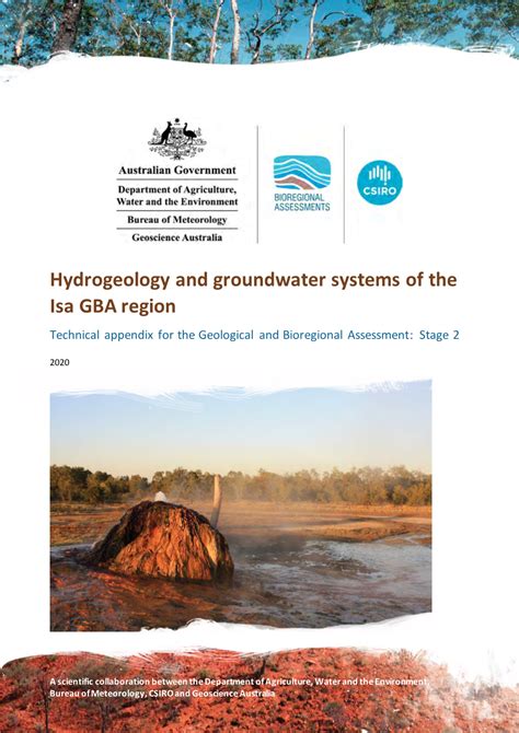 Hydrogeology And Groundwater Systems Of The Isa GBA Region Technical