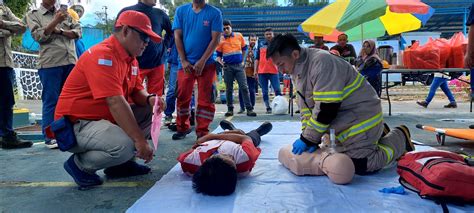 PMI Kota Tarakan Menjadi Juri Dalam Gelaran Fire Rescue Competition