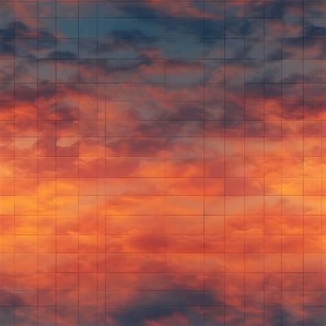 Premium AI Image | Sunset Sky Texture