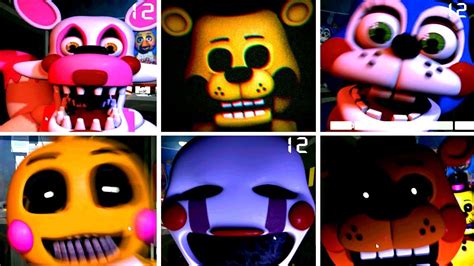 Another Nights At Freddy S Remastered All Jumpscares 2017 Fnaf