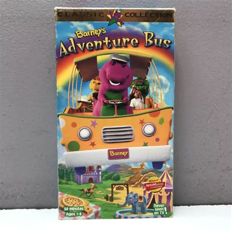 BARNEYS ADVENTURE BUS Classic Collection VHS Video Tape Promotional