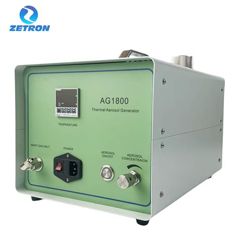 Ag 1800 Aerosol Generator For High Efficiency Filter Leak Detection Test System Validation