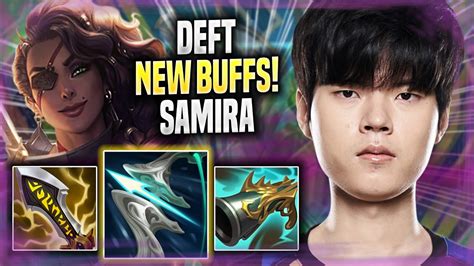 DEFT TRIES SAMIRA WITH NEW BUFFS DRX Deft Plays Samira ADC Vs Jinx