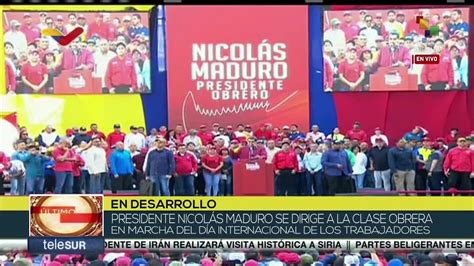 Pdte Nicolás Maduro ofrece declaraciones a clase obrera en el Día