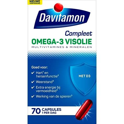 Davitamon Compleet Omega Visolie Capsules Trekpleister