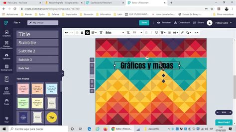 Uso de la plataforma Piktochart para hacer una infografía YouTube