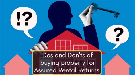 Do’s and Don'ts of buying property for assured rental returns - Blog ...