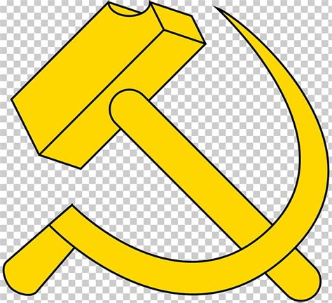 Hammer And Sickle Russian Revolution Png Clipart Angle Area Black