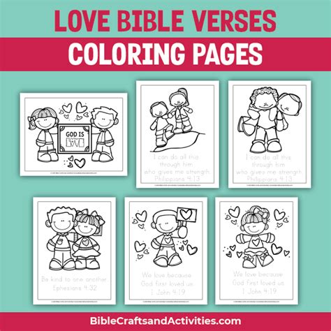 God Is Love Coloring Page