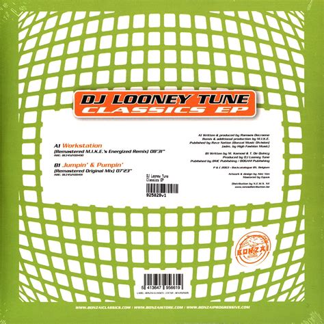 DJ Looney Tune Classics EP Vinyl 10 2022 EU Original HHV