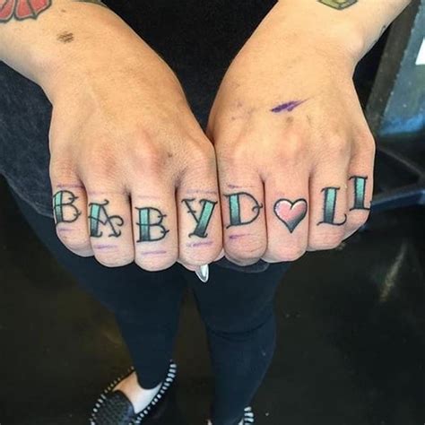 88 Badass Knuckle Tattoos That Look Powerful