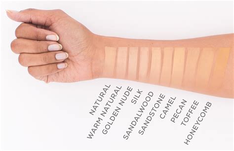 BareMinerals BarePRO Performance Wear Liquid Foundation Swatches