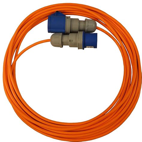 All Lengths Caravan Camping Motorhome Hook Up Cable 16A Site Extension