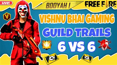 Free Fire Live Telugu Guild Trails Live Telugu Ff Live Telugu Youtube