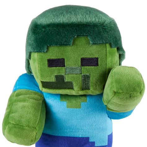 Minecraft Kuscheltier Zombie Steve Pl Schfigur Cm Smyths Toys