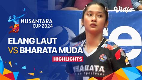 Putri Elang Laut Vs Bharata Muda Highlights Nusantara Cup 2024 Vidio