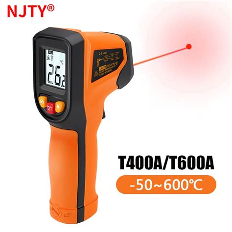 NJTY Industrial Infrared Thermometer Non Contact Pyrometer 50 600