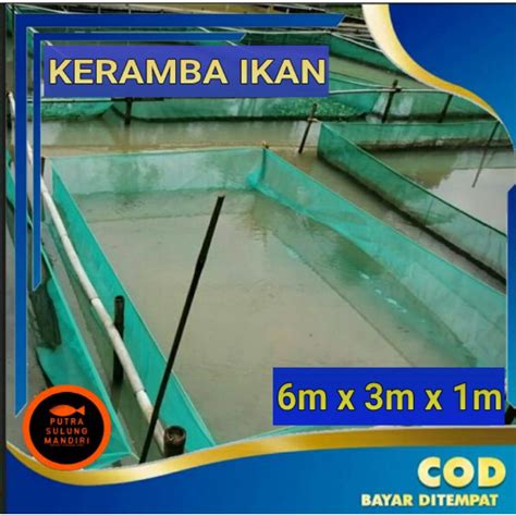 Jual K Keramba Hapa Jaring Apung Ikan Lele X X Siap Pakai Kasa