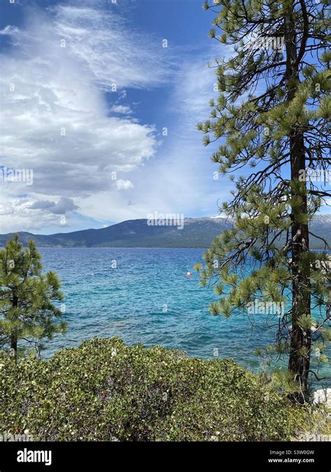 Lake Tahoe view Stock Photo - Alamy