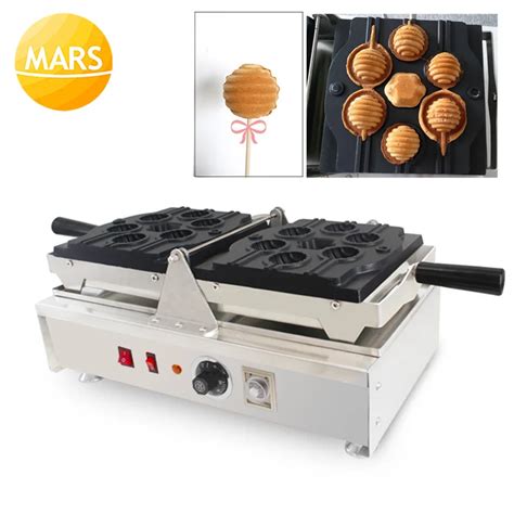 Mars Electric Non Stick Lollipop Shaped Waffle Cake Pops Makers V