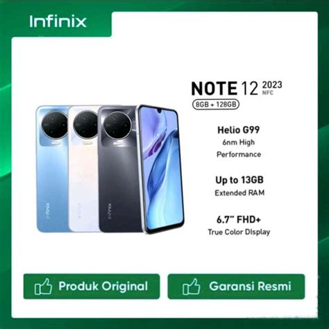 Jual Infinix Note 12 2023 8 128 GB Garansi Resmi Indonesia Di Seller