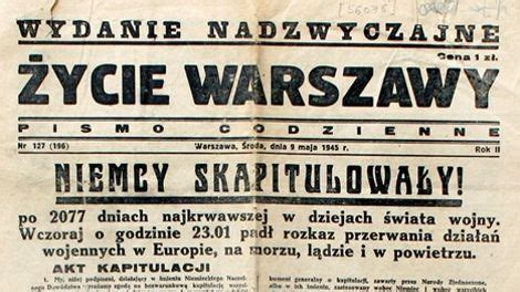 8 maja 1945 roku 77 lat temu zakończyła się II wojna światowa