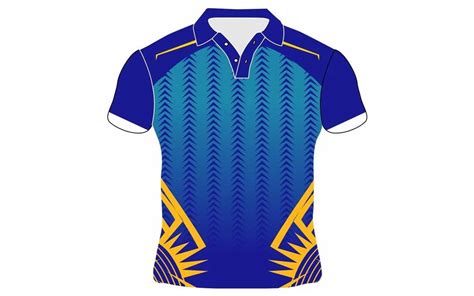 Polyester Graphic Printed Men Royal Blue Sublimation T Shirt Polo Neck