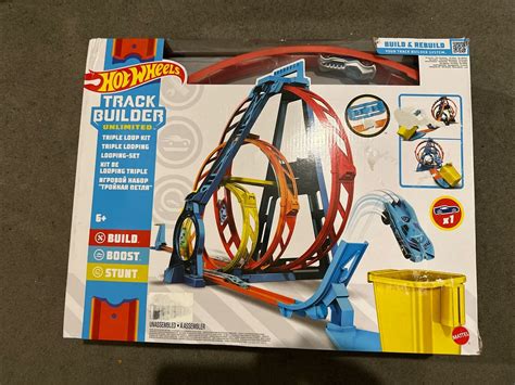 Hot Wheels GYP Track Builder Unlimited Triple Loop Kit Multicolor For Sale Online EBay