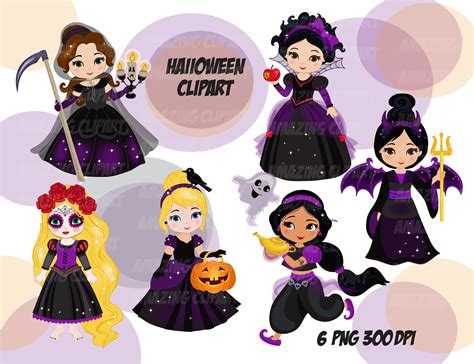 Disney Princess Halloween Clipart Pictures