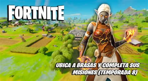 Fortnite dónde hallar a Brasas y misiones de tarjeta perforada