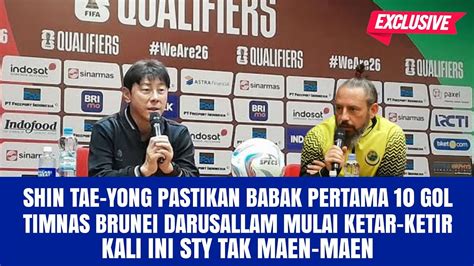 Sudah Gila Shin Tae Yong Pastikan Babak Pertama Gol Youtube