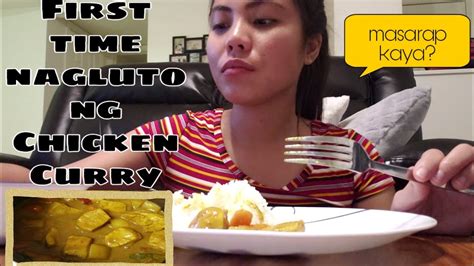 First Time Nagluto Ng Chicken Curry Grocery Haul Commissary