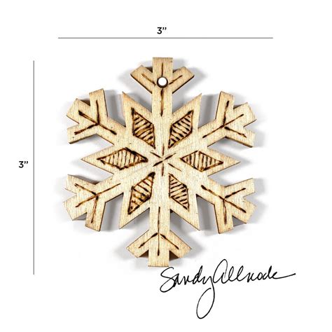 Snowflake Ornament Sandy Allnock Fine Art